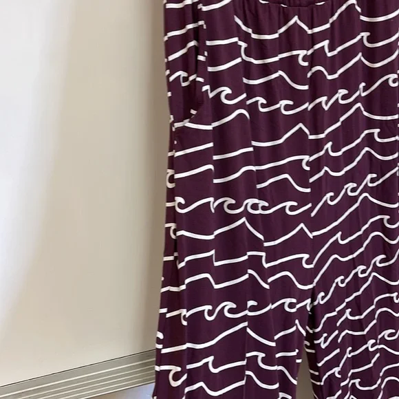 Purple Wave Print Jumper